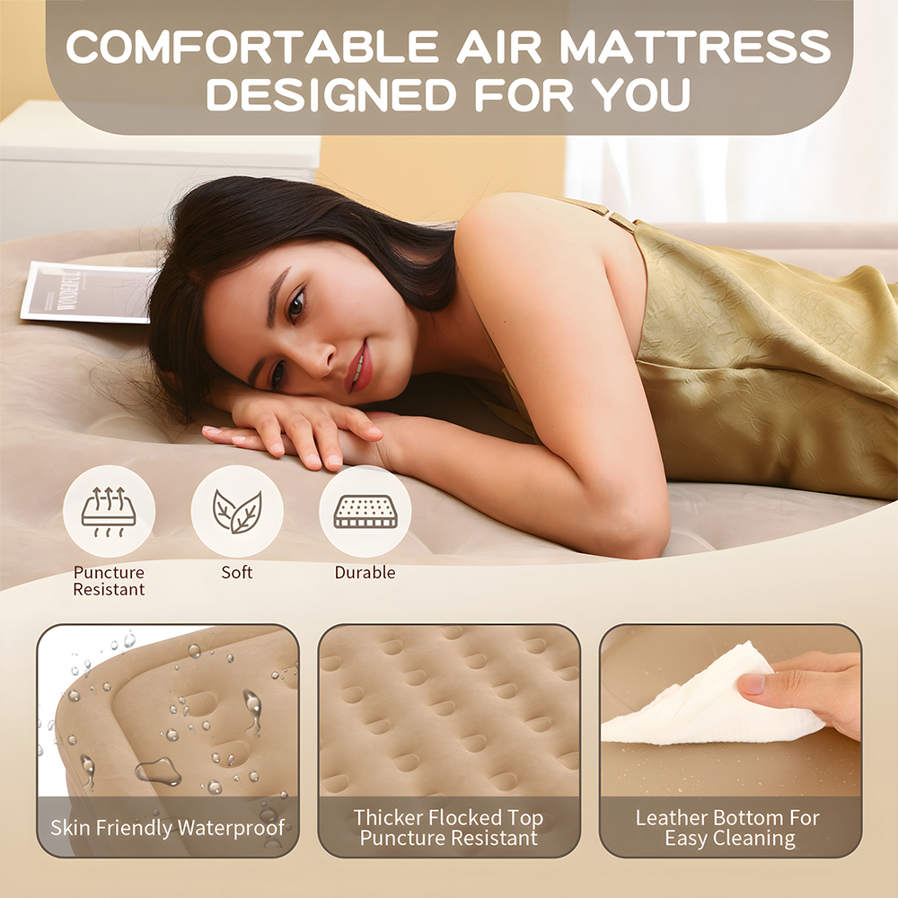 Air Mattress Built-in Pump Sel - مراجعة Camping Outdoor Or Indoor وسعره