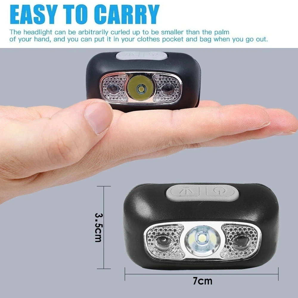 Strong Light Headlamp Portable - مراجعة Outdoor Camping And Fishing وسعره