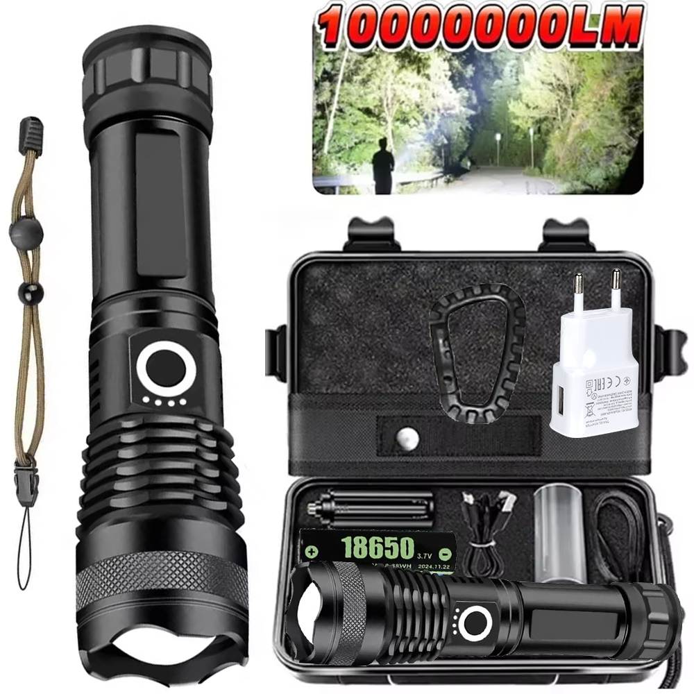 High Power LED Flashlight Rech - مراجعة Outdoor Camping And Fishing وسعره