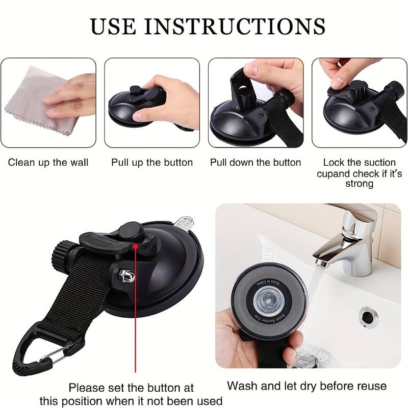 4Pcs Motorhomes Car Suction Cu - مراجعة Outdoor Camping Accessories وسعره