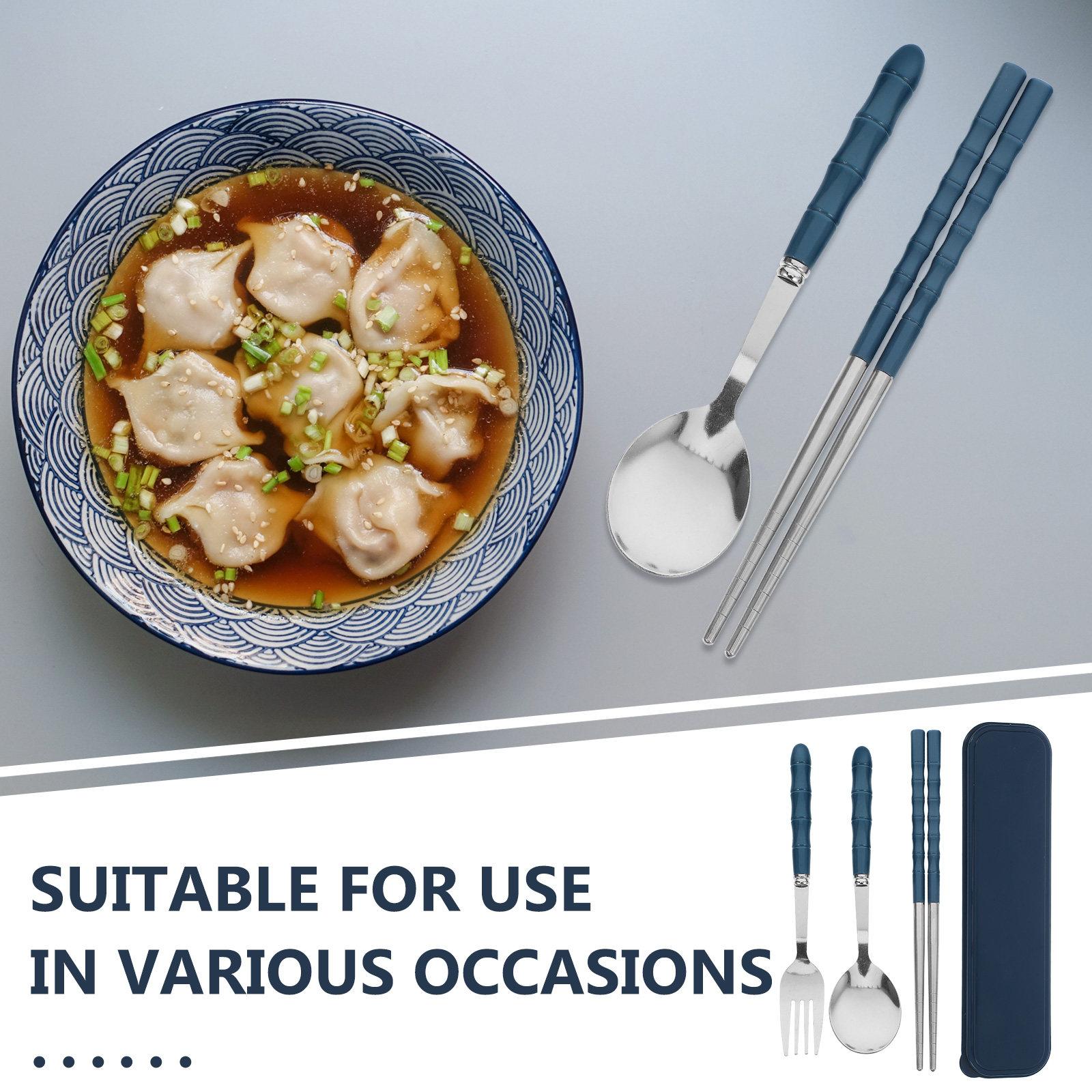 Compact Stainless Steel Portab - مراجعة Camp Utensil Set وسعره