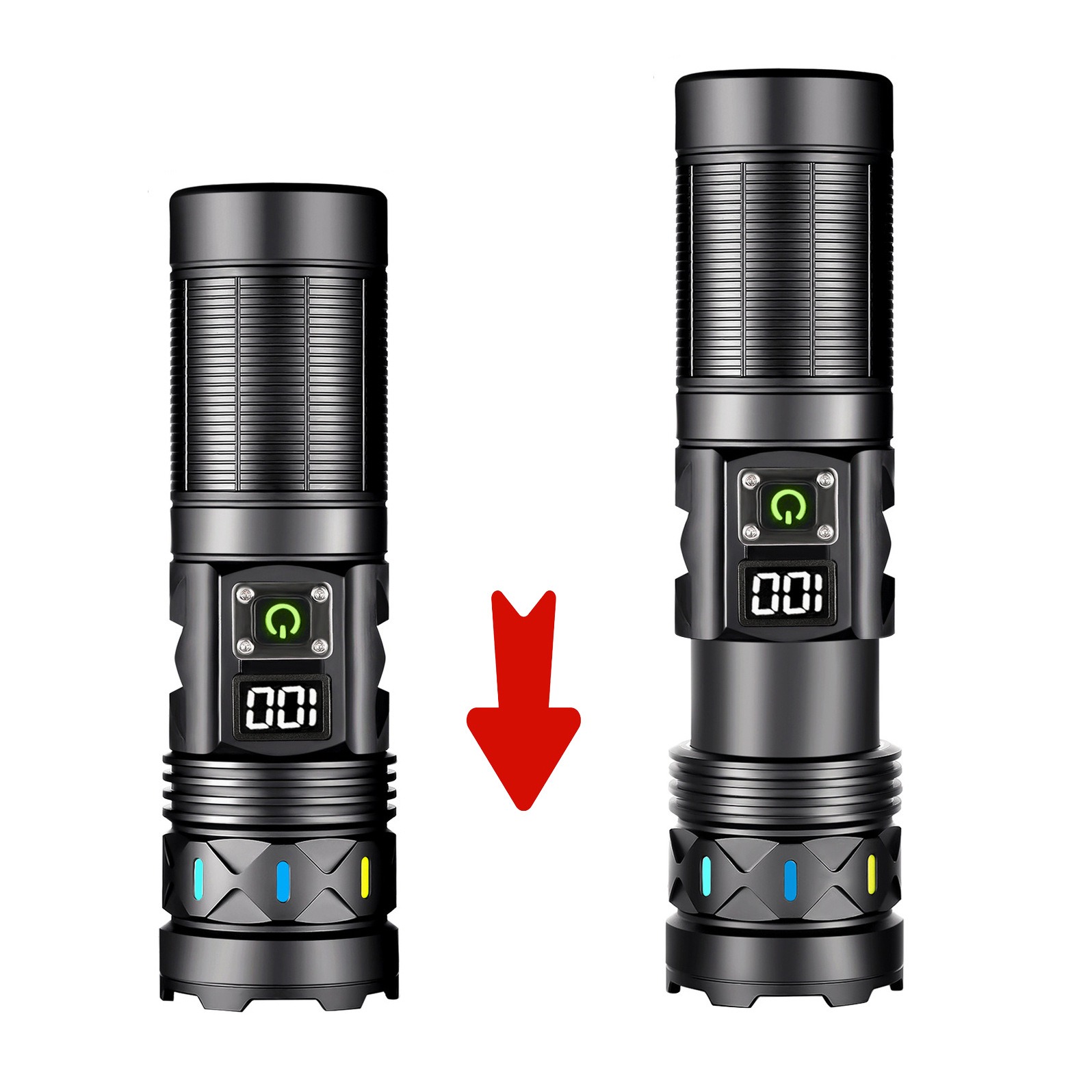 High Power LED Flashlight Tele - مراجعة Outdoor Camping Lantern وسعره