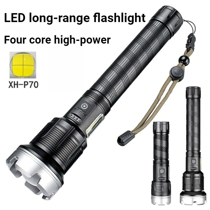 High-power LED Flashlight Tele - مراجعة Outdoor Camping And Fishing وسعره
