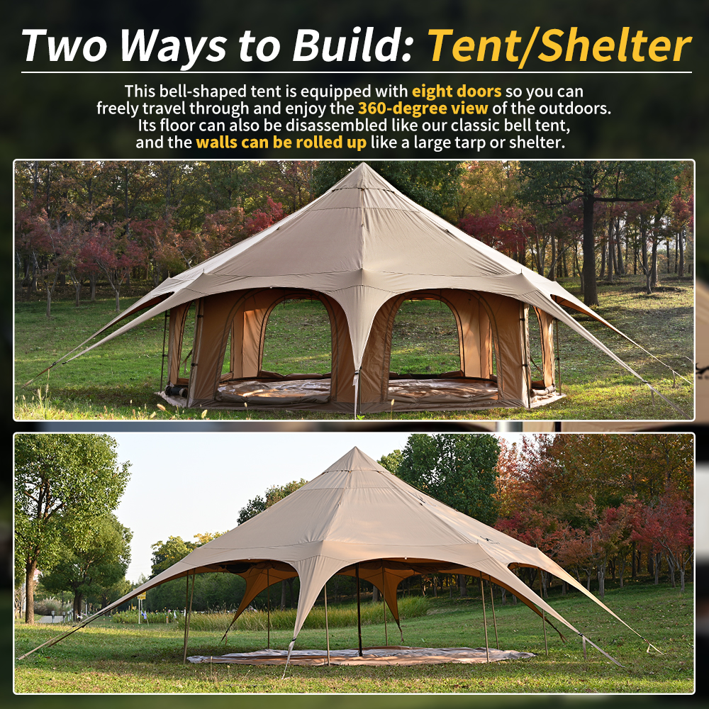 Oem Large Latest Style 4.5m Ma - مراجعة Outdoor Yurt Camping وسعره